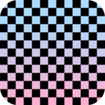 checkered wallpapers android application logo